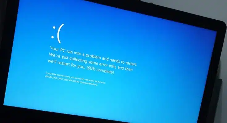 erreurs et problèmes de mon PC