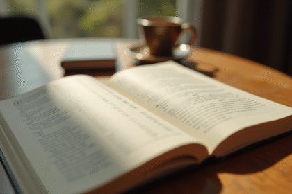 Livre de grammaire anglaise ouvert sur les nombres ordinaux